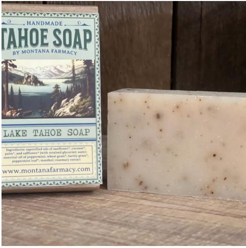 Lake Tahoe Vintage Handmade Forest Bathing Keepsake Soap Ca