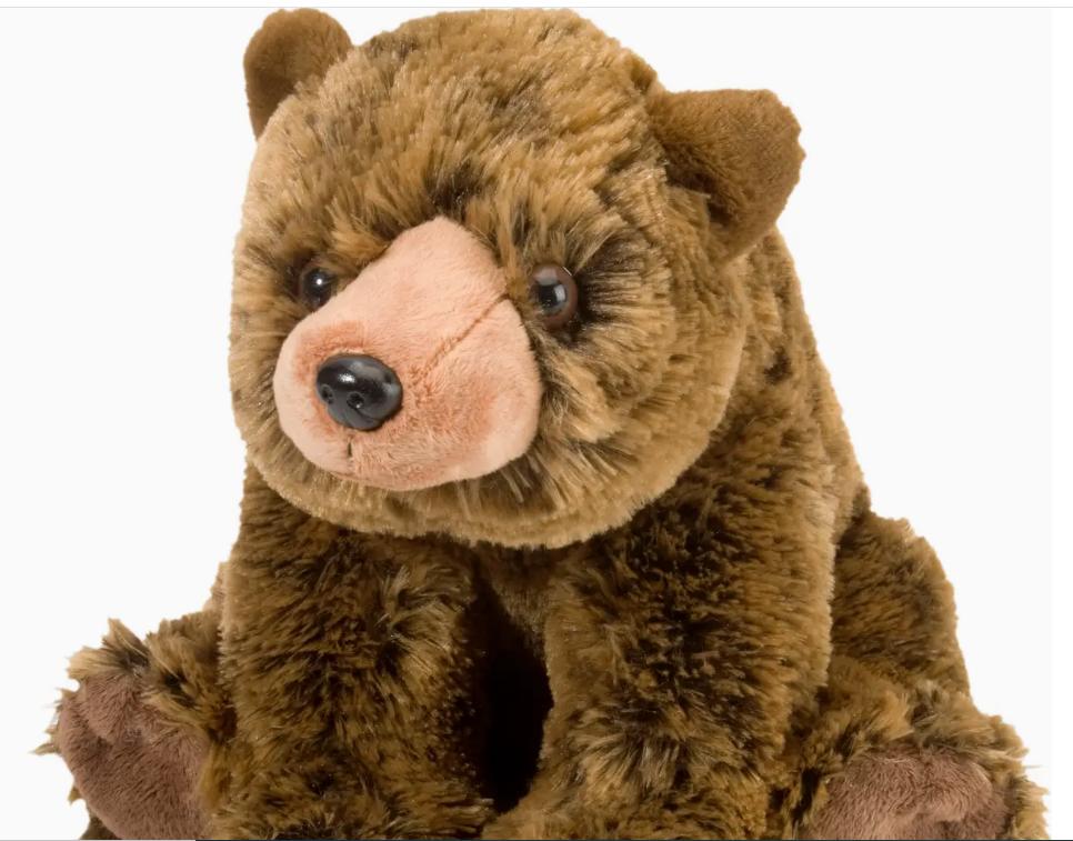 Grizzly Bear Stuffed Animal 12"
