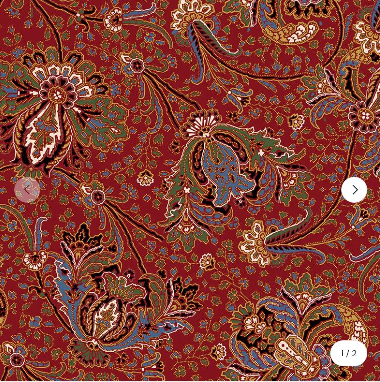 Paisley Turkey Red