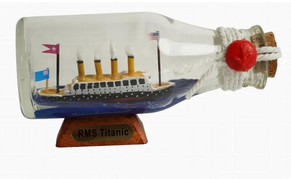5" Titanic Bottle
