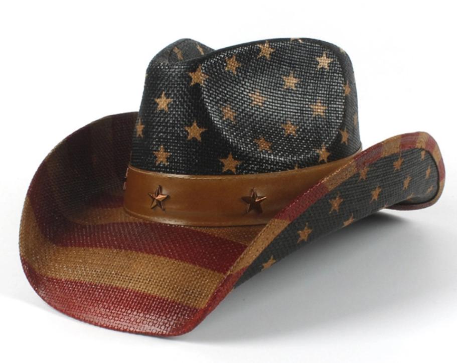 American Flag Cowboy Hat