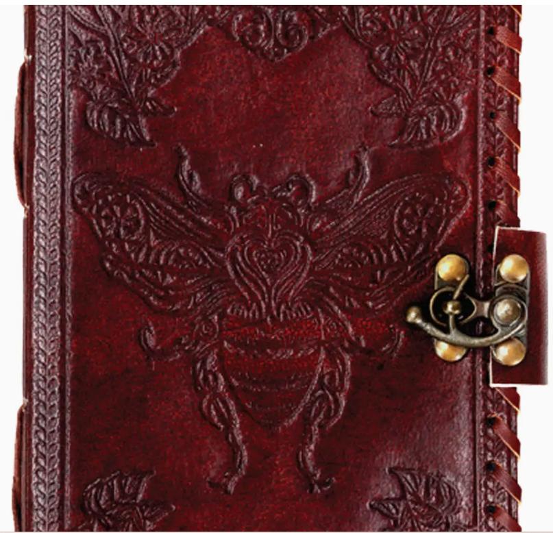 Bee Leather Journal