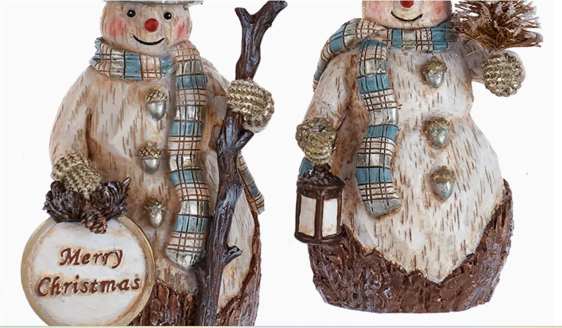 4.25" Rustic Snowman