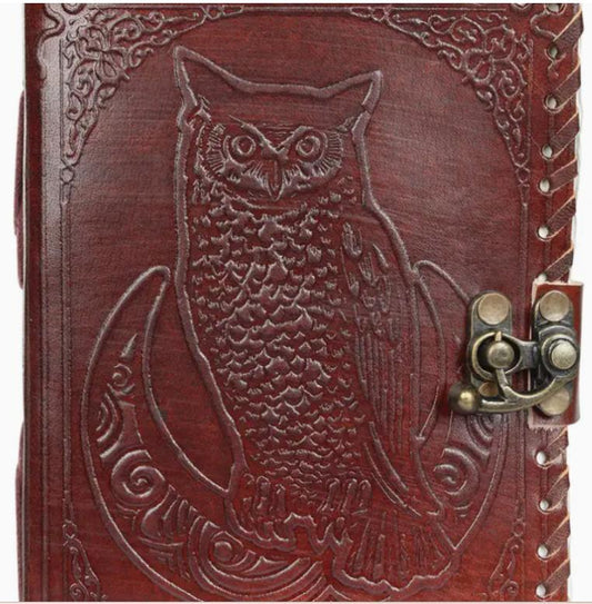 Owl Leather Journal