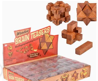 Wooden Brain Teasers