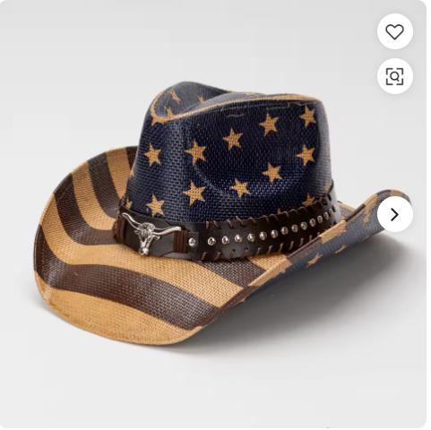 Dk Red Am. Flag Hat