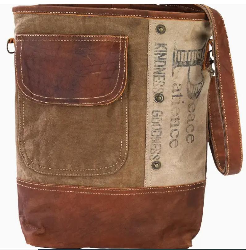 Peace and Patience Shoulder Bag