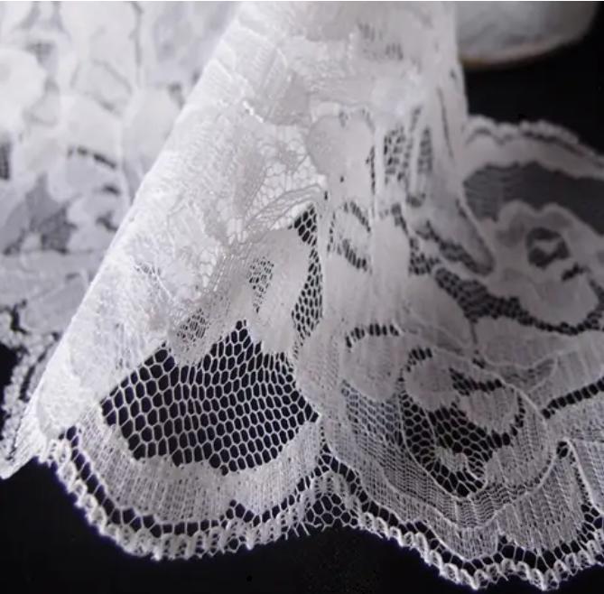 White Chantilly Lace 4"