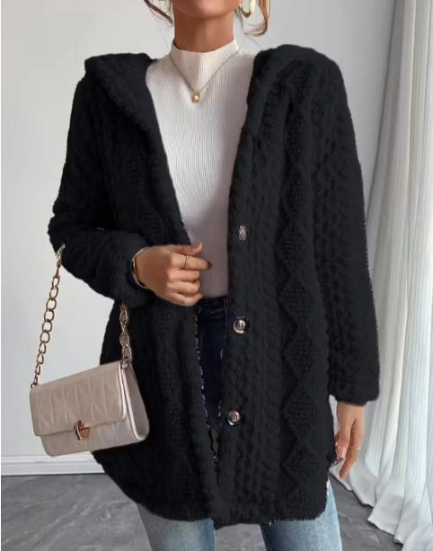 Hooded Plush Jacket