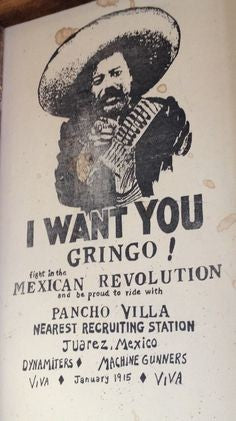 pancho villa i want you gringo