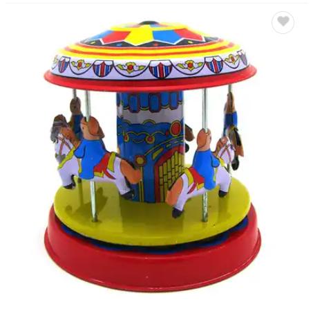 Pony Carousel Tin Toy