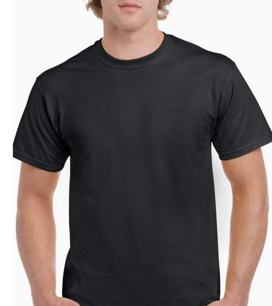 Men Col Emb. Blk TShirt