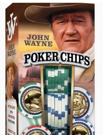 John Wayne Poker Chips