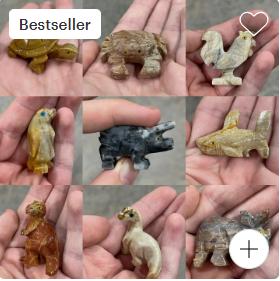 Soapstone Animal Figurines