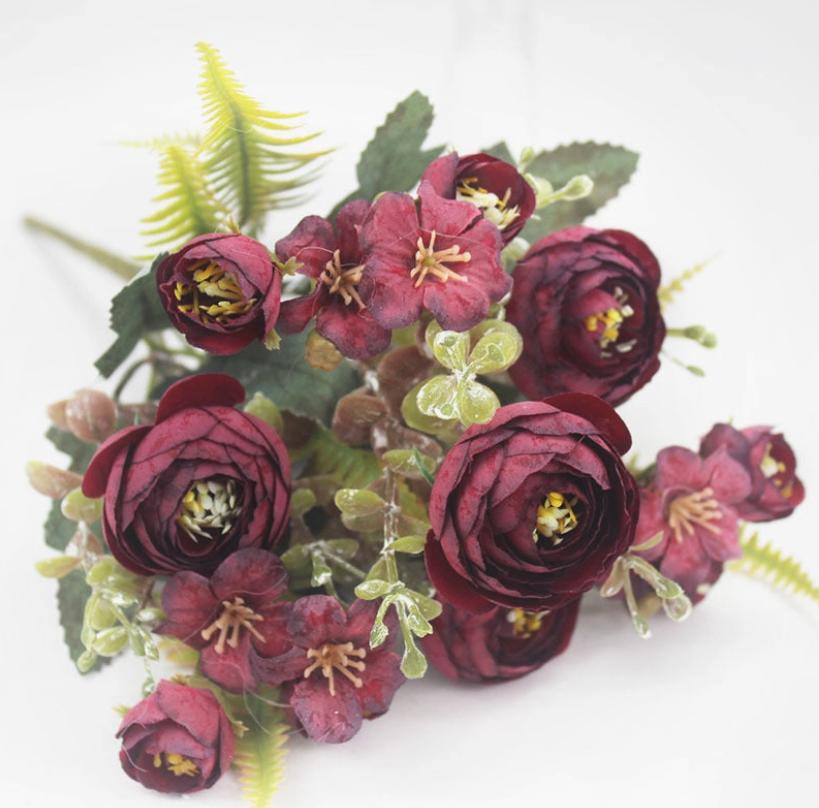 Tea Rose Flower Bouquet