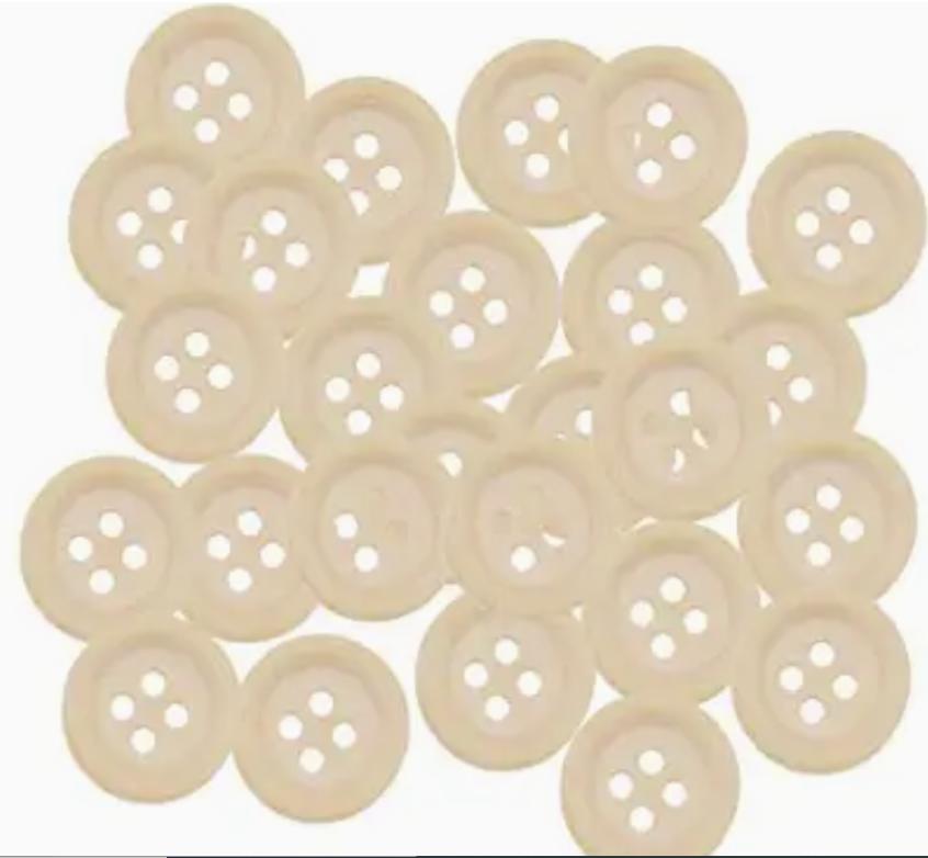 Natural Wood Buttons
