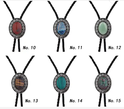 Agate Bolo Ties