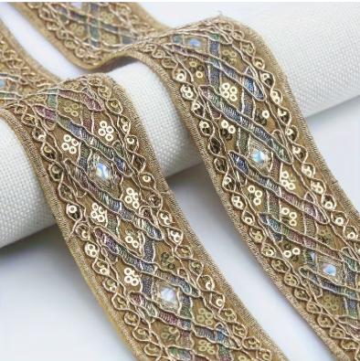 Embroidered Ribbon 2 yd