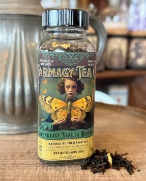 Speakeasy Tea Vanilla Bourbon Deep Black Tea Vintage Vibe