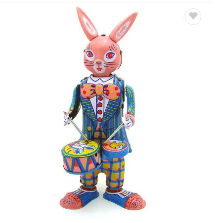 Bunny Wind-up Tin Toy