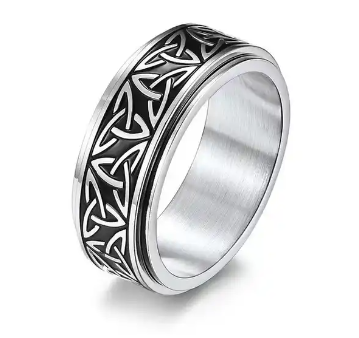 Celtic Triangle Rotating Ring