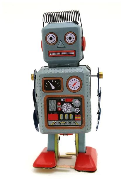 Robot Wind Up Tin Toy