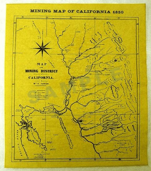 Mining Map of California