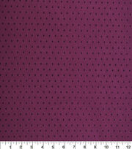 Black Pin Dots on Dark Purple Quilt Cotton Fabric