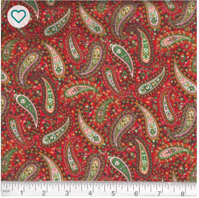 Perfect Paisley Red