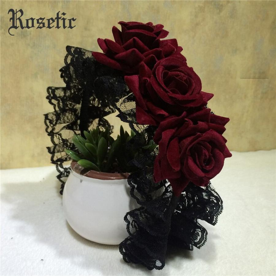 Rosetic Gothic Headband