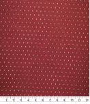 White Pin Dots on Red Quilt Cotton Fabric